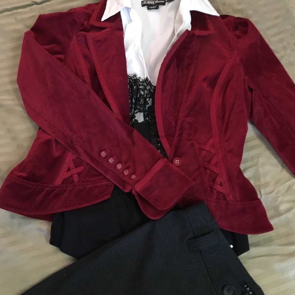 Velour Blazer